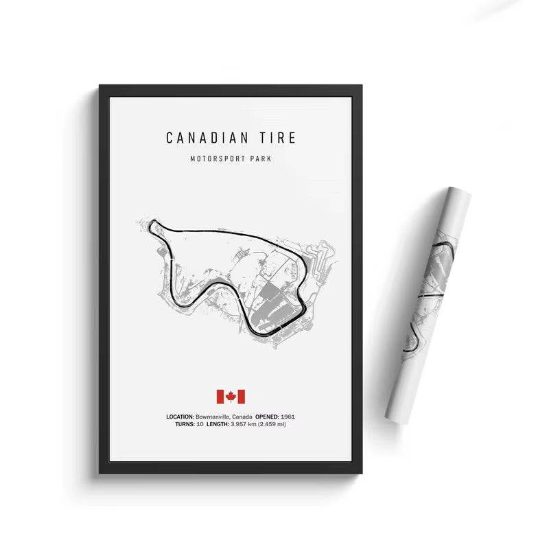 F1 Track Circuit Canvas Painting Wall Art Nordic Posters Aesthetic Motorsport Race Picture for Home Decor