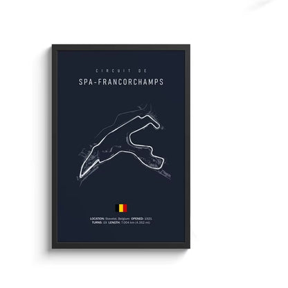 F1 Track Circuit Canvas Painting Wall Art Nordic Posters Aesthetic Motorsport Race Picture for Home Decor