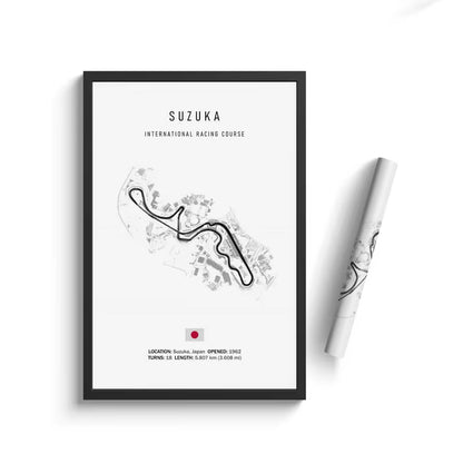 F1 Track Circuit Canvas Painting Wall Art Nordic Posters Aesthetic Motorsport Race Picture for Home Decor