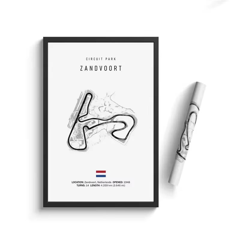 F1 Track Circuit Canvas Painting Wall Art Nordic Posters Aesthetic Motorsport Race Picture for Home Decor