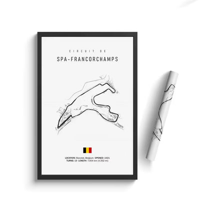 F1 Track Circuit Canvas Painting Wall Art Nordic Posters Aesthetic Motorsport Race Picture for Home Decor