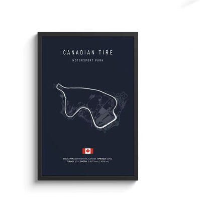 F1 Track Circuit Canvas Painting Wall Art Nordic Posters Aesthetic Motorsport Race Picture for Home Decor