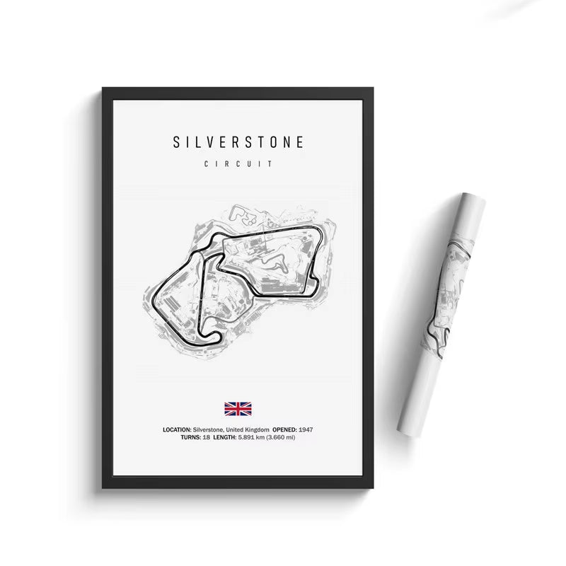 F1 Track Circuit Canvas Painting Wall Art Nordic Posters Aesthetic Motorsport Race Picture for Home Decor