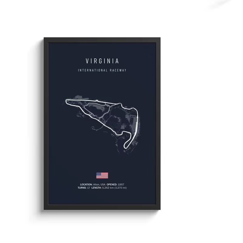 F1 Track Circuit Canvas Painting Wall Art Nordic Posters Aesthetic Motorsport Race Picture for Home Decor