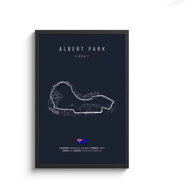 F1 Track Circuit Canvas Painting Wall Art Nordic Posters Aesthetic Motorsport Race Picture for Home Decor