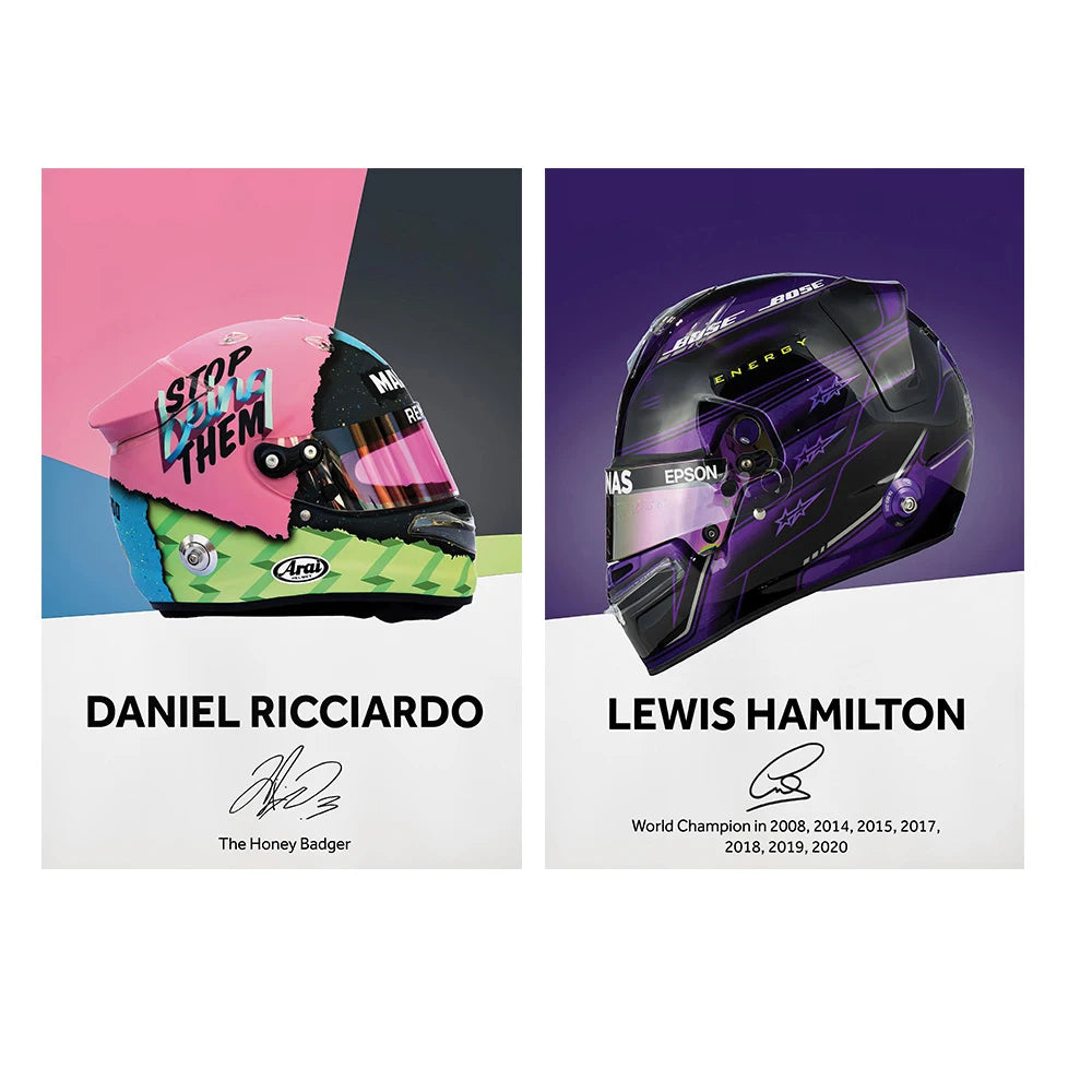 Formula 1 Helmet Wall Art Poster Formula 1 Race Canvas Painting on the Wall Formula 1 Canvas Art Pictures Home Wall Decor Cuadro