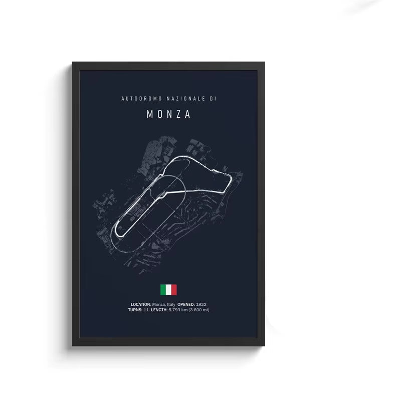 F1 Track Circuit Canvas Painting Wall Art Nordic Posters Aesthetic Motorsport Race Picture for Home Decor