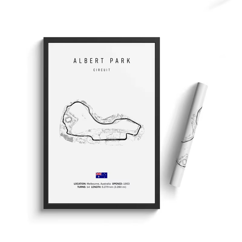 F1 Track Circuit Canvas Painting Wall Art Nordic Posters Aesthetic Motorsport Race Picture for Home Decor